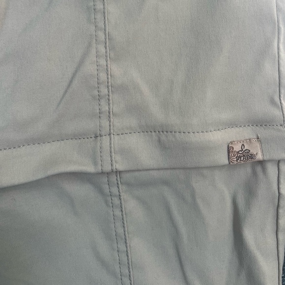 Prana Women Convertible Outdoors Khaki Hiking Pants size 8, 9” rise gorpcore - Picture 11 of 11